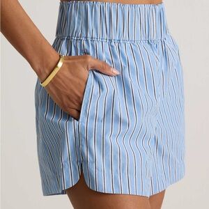 Quince Organic Cotton Poplin Pull-On Shorts Large